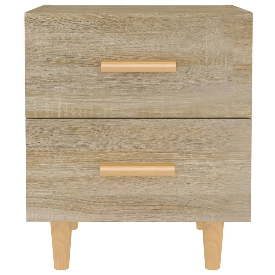 Nachtkastjes 40X35X47,5 Cm Kleurig 2 Sonoma eiken