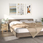 Nachtkastjes 2 st 40x35x47,5 cm sonoma eiken
