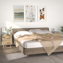 Nachtkastjes 40X35X47,5 Cm Kleurig 2 Sonoma eiken