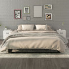 Bedside tables 2 pcs 40x35x47.5 cm white