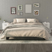 Bedside tables 2 pcs 40x35x47.5 cm white