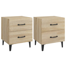 Nachtkastjes 40X35X47,5 Cm Kleurig 2 Sonoma eiken