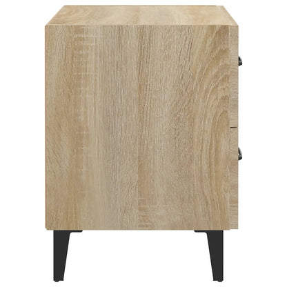 Nachtkastjes 40X35X47,5 Cm Kleurig 2 Sonoma eiken