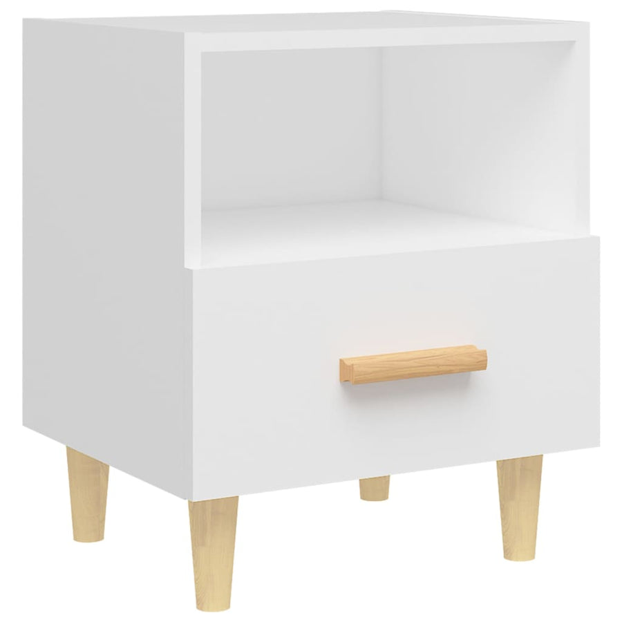 Nachtkastjes 2 St 40X35X47 Cm Wit