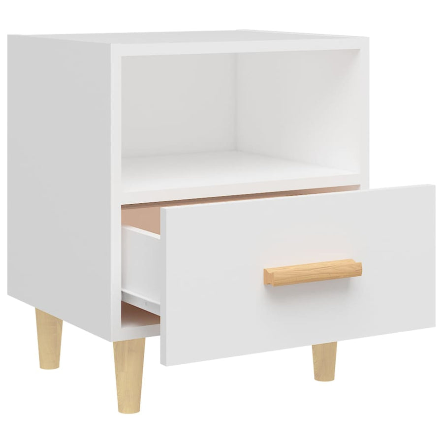 Nachtkastjes 2 St 40X35X47 Cm Wit