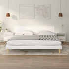 Nachtkastjes 2 st 40x35x47 cm wit bewerkt hout
