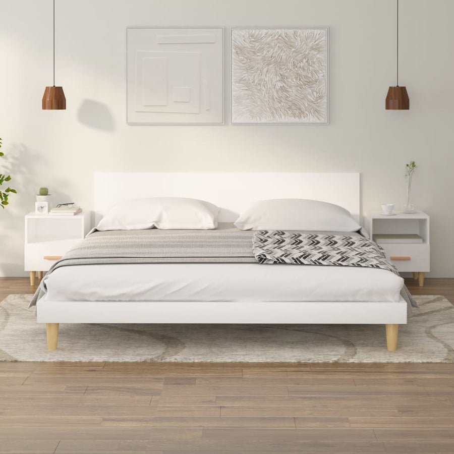 Nachtkastjes 2 St 40X35X47 Cm Wit
