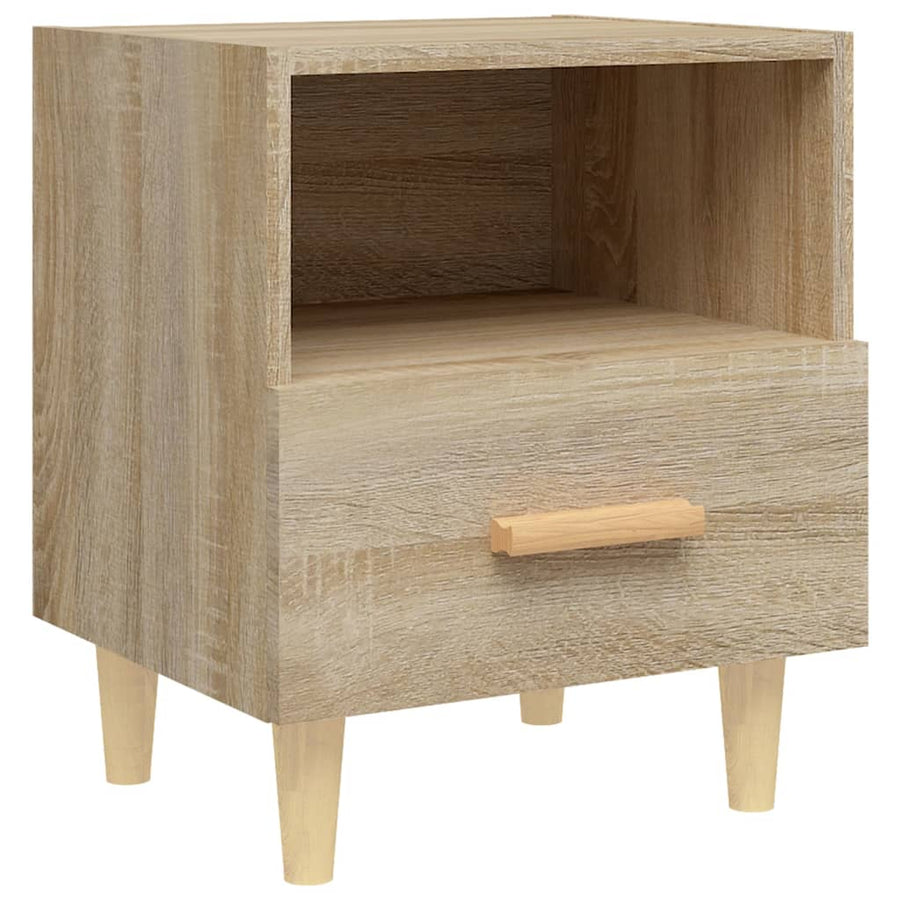 Nachtkastjes 2 St 40X35X47 Cm Sonoma Eikenkleurig