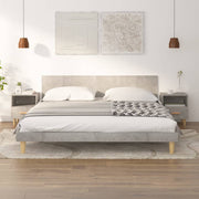 Bedside tables 2 pcs 40x35x47 cm concrete grey