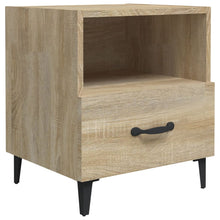 Nachtkastje Bewerkt Hout Kleurig 1 Sonoma eiken