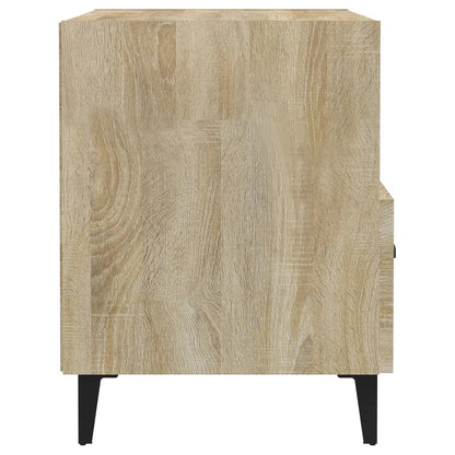 Nachtkastje Bewerkt Hout Kleurig 1 Sonoma eiken