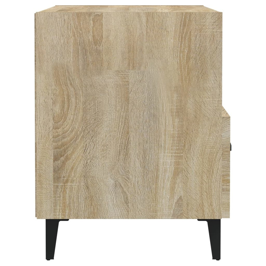 Nachtkastjes 2 St Bewerkt Hout Sonoma Eikenkleurig
