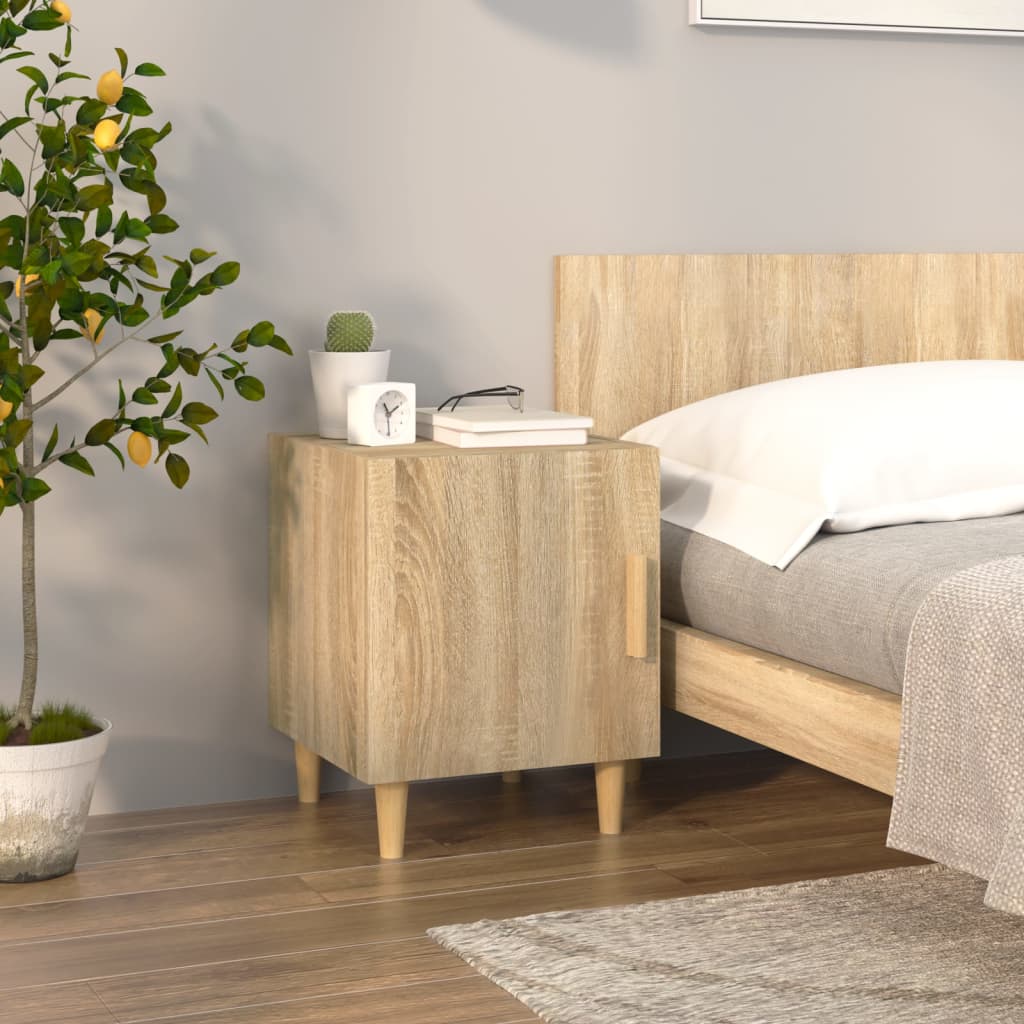 Nachtkastjes 2 St Bewerkt Hout Sonoma Eikenkleurig