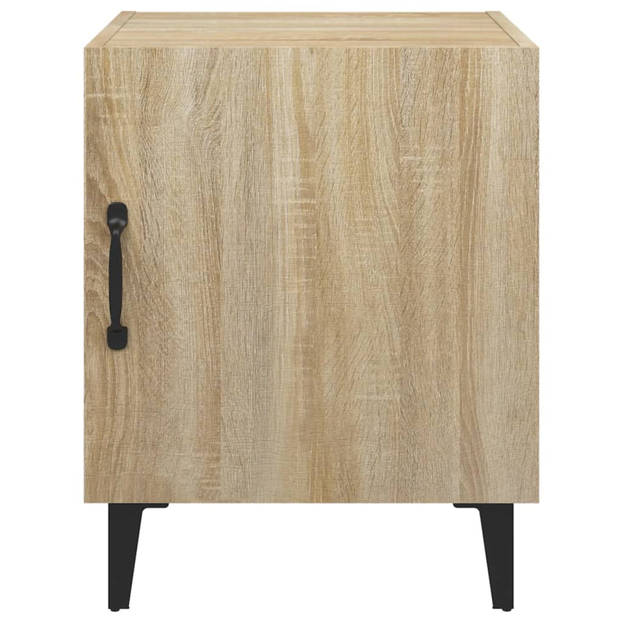 Nachtkastjes 2 St Bewerkt Hout Sonoma Eikenkleurig