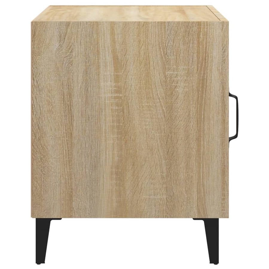 Nachtkastjes 2 St Bewerkt Hout Sonoma Eikenkleurig