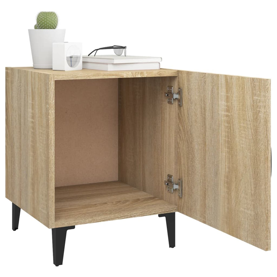 Nachtkastjes 2 St Bewerkt Hout Sonoma Eikenkleurig