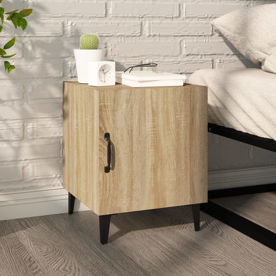 Nachtkastjes 2 St Bewerkt Hout Sonoma Eikenkleurig