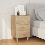 Bedside table 40x40x66 cm engineered wood sonoma oak colour