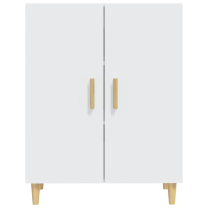 Dressoir 70X34X90 Cm Bewerkt Hout Wit