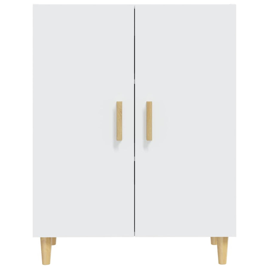 Dressoir 70X34X90 Cm Bewerkt Hout Wit