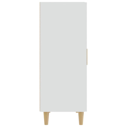 Dressoir 70X34X90 Cm Bewerkt Hout Wit
