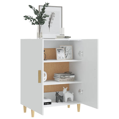 Dressoir 70X34X90 Cm Bewerkt Hout Wit