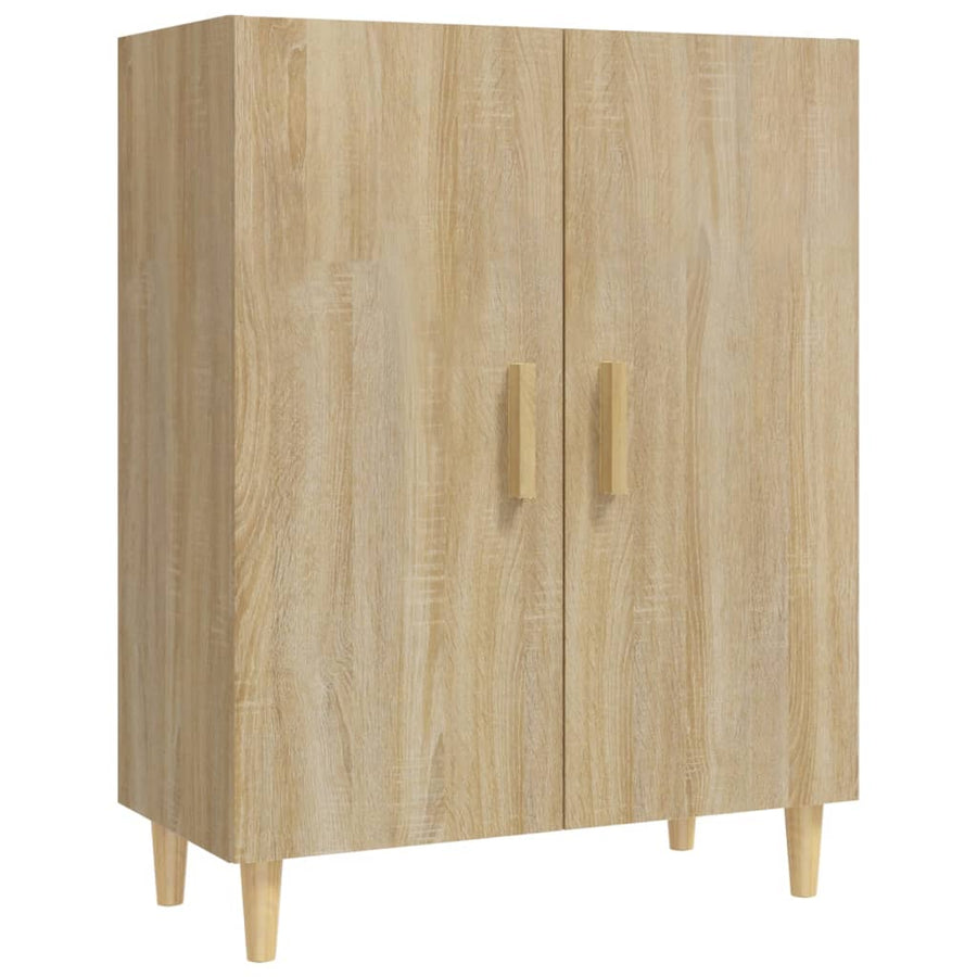 Dressoir 70X34X90 Cm Bewerkt Hout Kleurig Sonoma eiken