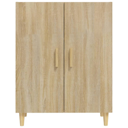 Dressoir 70X34X90 Cm Bewerkt Hout Kleurig Sonoma eiken