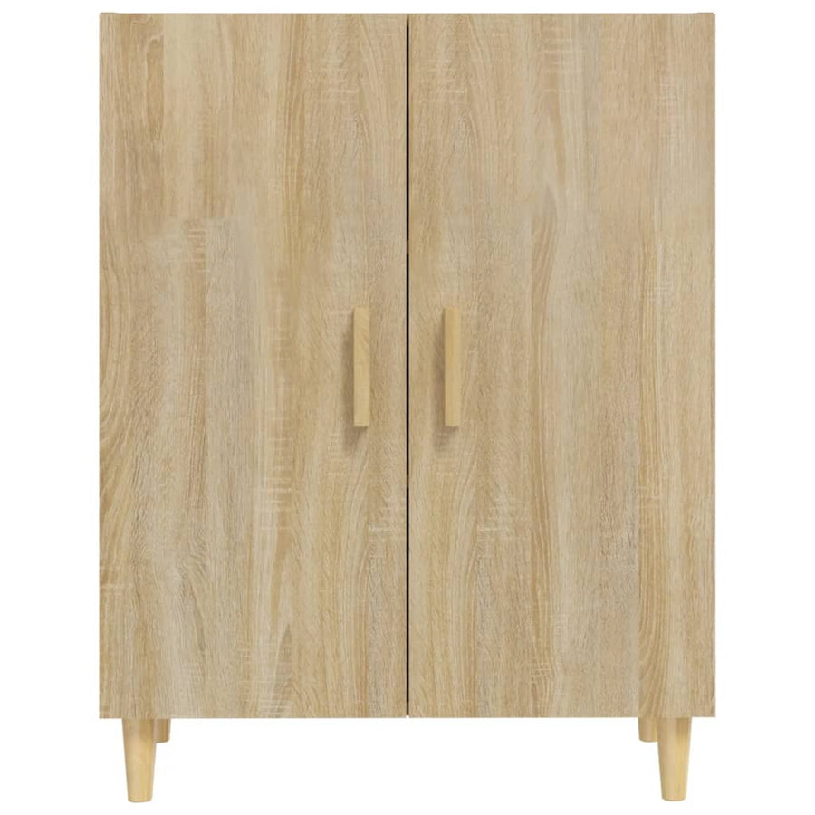 Dressoir 70X34X90 Cm Bewerkt Hout Kleurig Sonoma eiken