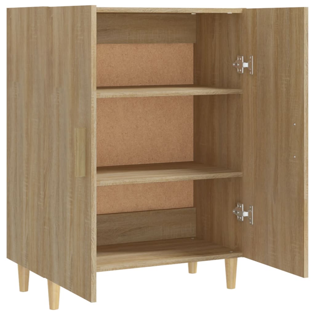 Dressoir 70X34X90 Cm Bewerkt Hout Kleurig Sonoma eiken