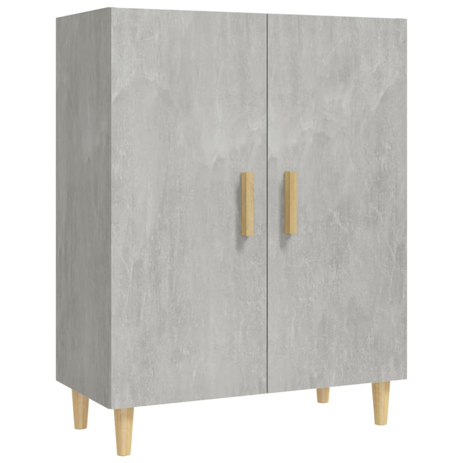 Dressoir 70X34X90 Cm Bewerkt Hout Betongrijs