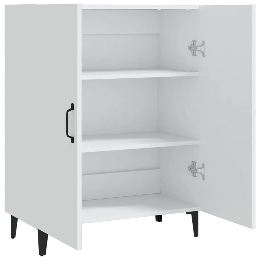 Dressoir 70X34X90 Cm Bewerkt Hout Wit