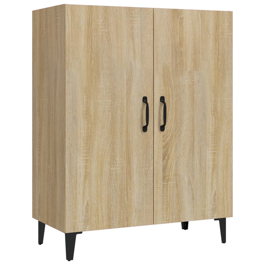 Dressoir 70X34X90 Cm Bewerkt Hout Sonoma Eikenkleurig