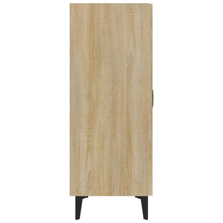 Dressoir 70X34X90 Cm Bewerkt Hout Sonoma Eikenkleurig