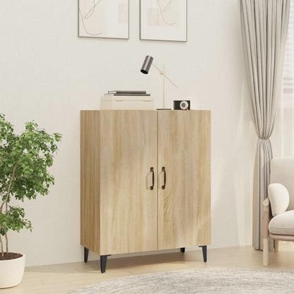Dressoir 70X34X90 Cm Bewerkt Hout Sonoma Eikenkleurig