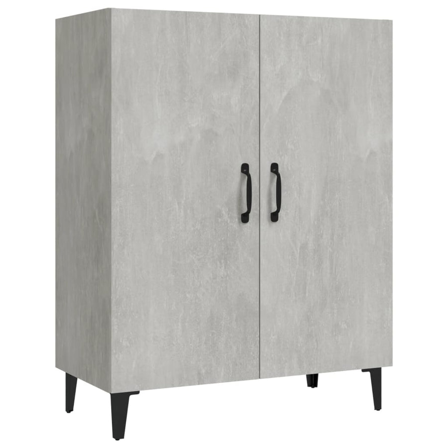Dressoir 70X34X90 Cm Bewerkt Hout Betongrijs