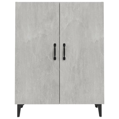 Dressoir 70X34X90 Cm Bewerkt Hout Betongrijs