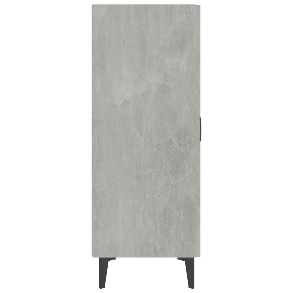 Dressoir 70X34X90 Cm Bewerkt Hout Betongrijs