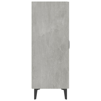 Dressoir 70X34X90 Cm Bewerkt Hout Betongrijs