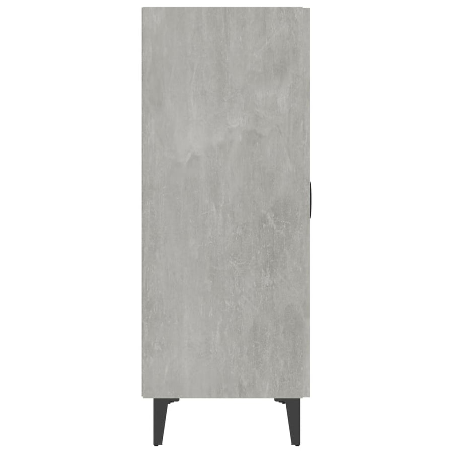 Dressoir 70X34X90 Cm Bewerkt Hout Betongrijs