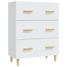 Dressoir 70X34X90 Cm Bewerkt Hout Wit