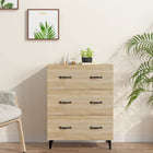 Sideboard 69.5x34x90 cm engineered wood Sonoma oak-coloured
