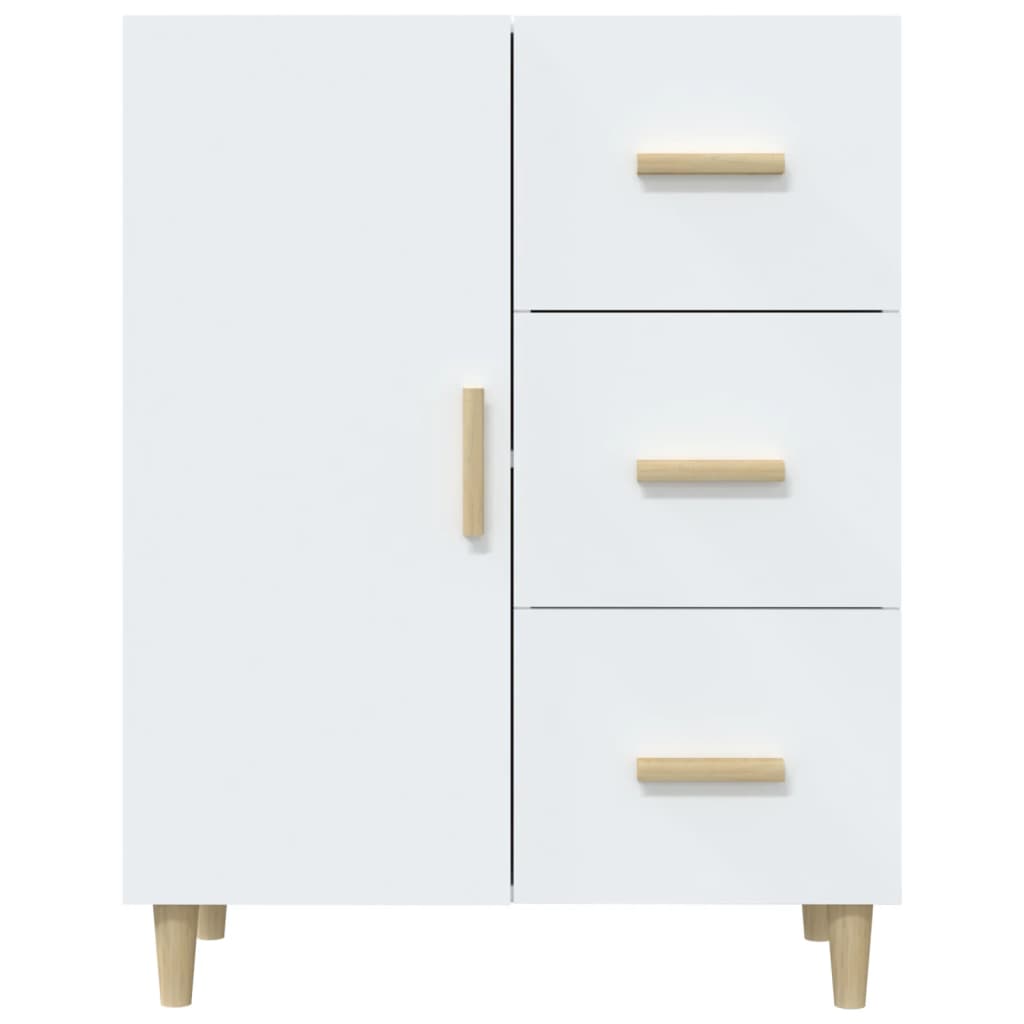 Dressoir 69,5X34X90 Cm Bewerkt Hout Wit