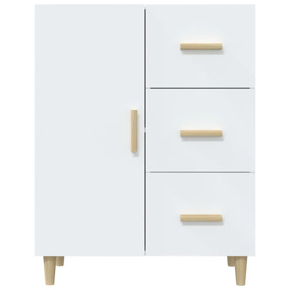 Dressoir 69,5X34X90 Cm Bewerkt Hout Wit