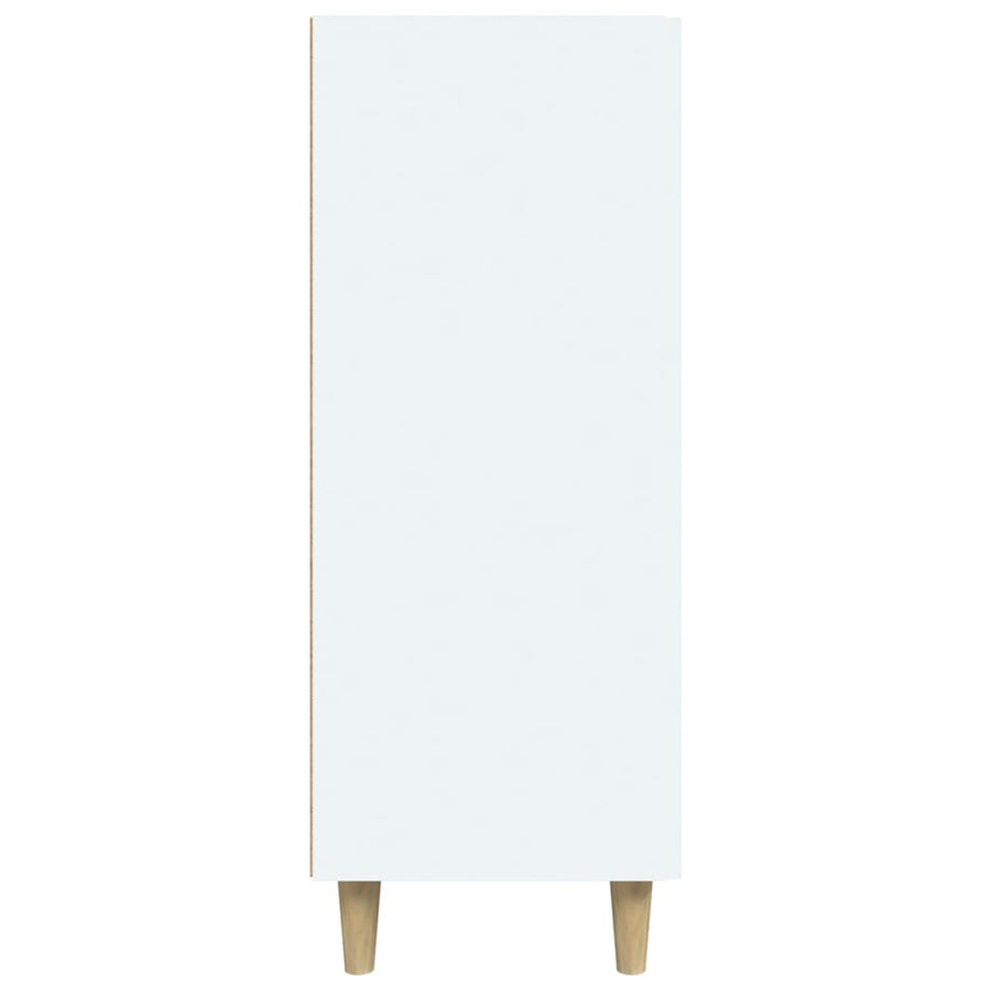 Dressoir 69,5X34X90 Cm Bewerkt Hout Wit