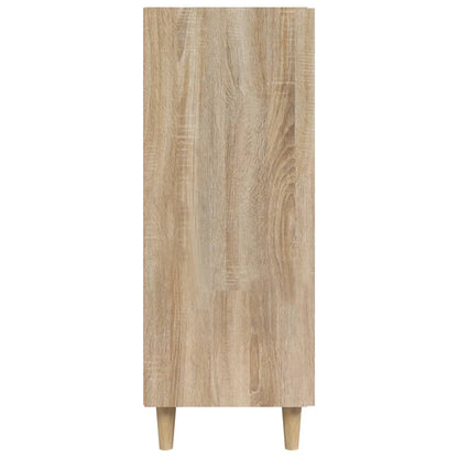 Dressoir 69,5X34X90 Cm Bewerkt Hout Kleurig Sonoma eiken