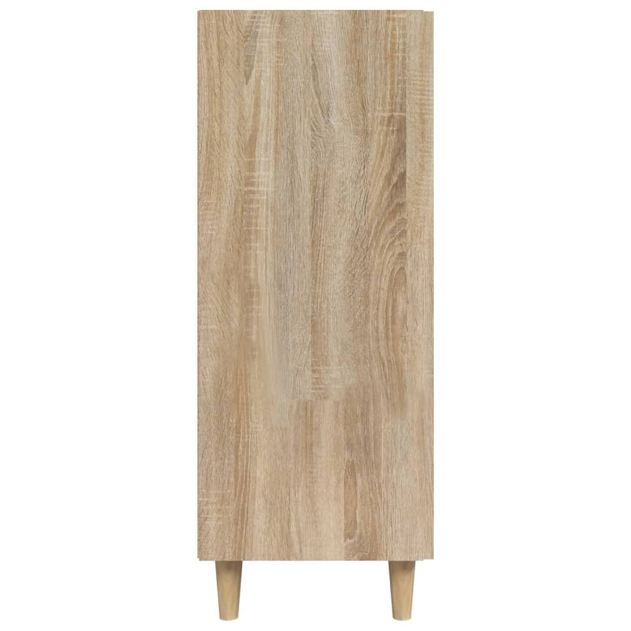 Dressoir 69,5X34X90 Cm Bewerkt Hout Kleurig Sonoma eiken