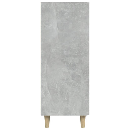 Dressoir 69,5X34X90 Cm Bewerkt Hout Betongrijs