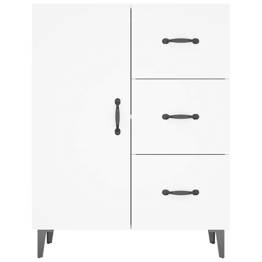 Dressoir 69,5X34X90 Cm Bewerkt Hout Wit