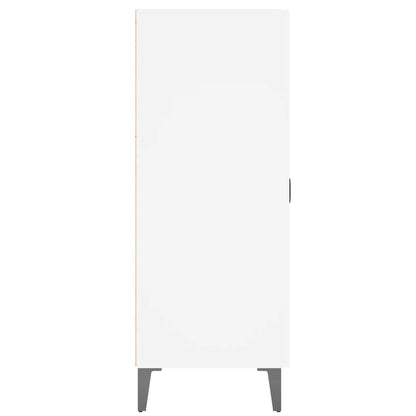 Dressoir 69,5X34X90 Cm Bewerkt Hout Wit